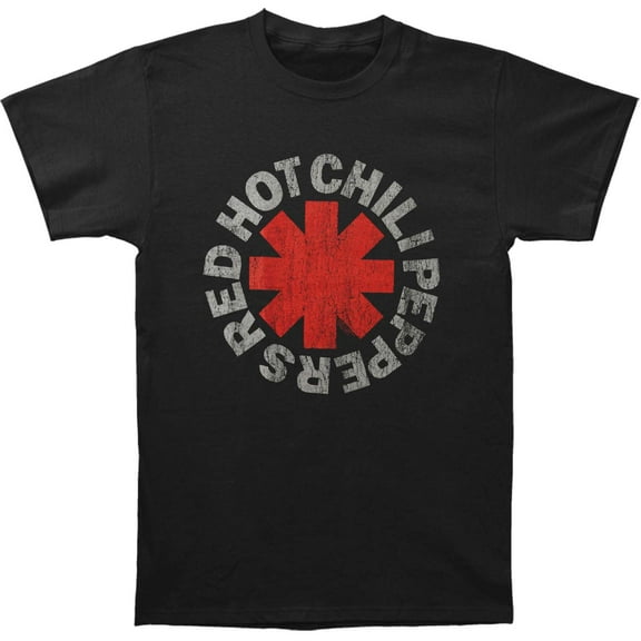 Red Hot Chili Peppers Men's Classic Asterisk T-shirt X-Large Black