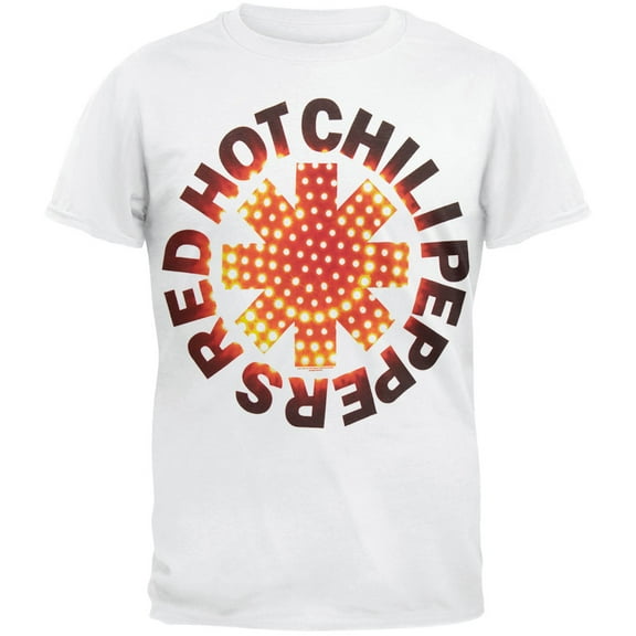 Red Hot Chili Peppers Men's LED Asterisk Short Sleeve T Shirt