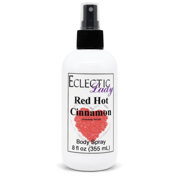 Red Hot Cinnamon Body Spray, Eclectic Lady, Hydrating Mist, Unisex, 8 oz