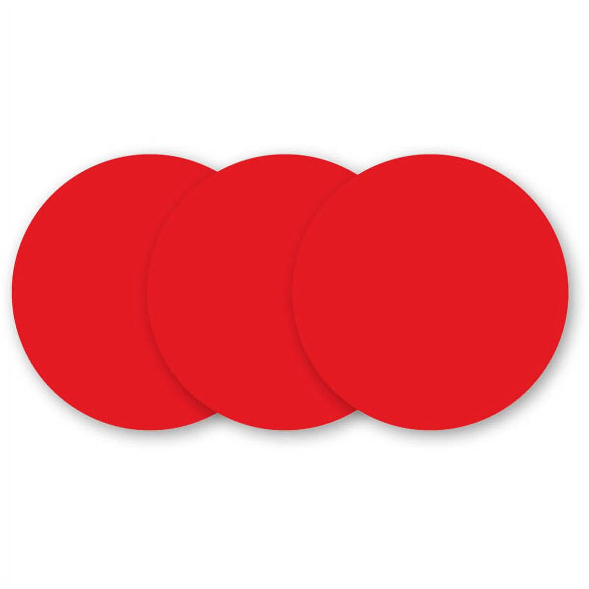 Red Hot Dry Erase Dot Decals