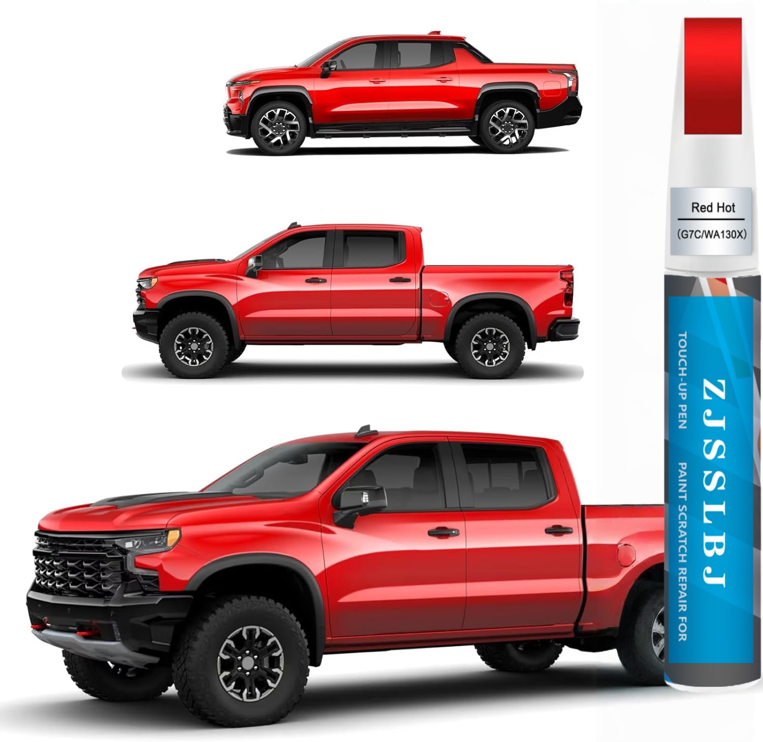Red Hot(G7C/WA130X) Touch Up Paint Compatible with Chevrolet, Car Paint ...