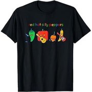 TZPLNBBD Red Hot Silly Peppers Funny T-Shirt