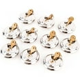 thumbnail image 1 of Red Hound Auto 10 Stainless Steel Armor Disc Padlocks Trailer/Self Storage Locks Keyed Alike, 1 of 5