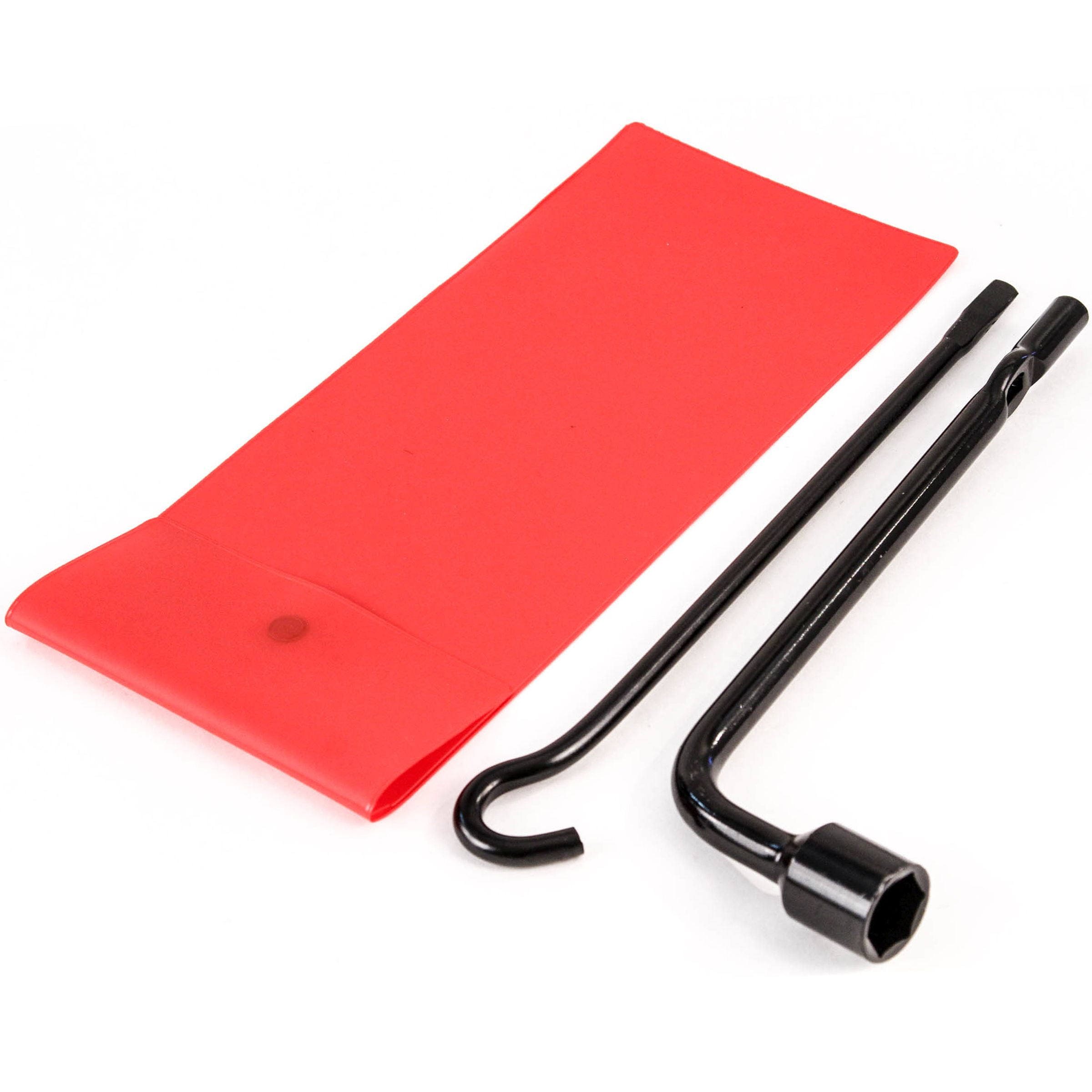 Spare Tire Tool Kit With Jack Handle & Lug Wrench For 2005