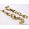 thumbnail image 1 of Red Hound Auto (2) 5/16" x 6 Inches Tow Chain Transport Chain Forged Mini J Hook, 1 of 6