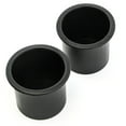 thumbnail image 1 of Red Hound Auto 2 Front Cup Holder Inserts 2000-2005 Compatible with Chevrolet Impala Liners Replacement Black Replacement, 1 of 5