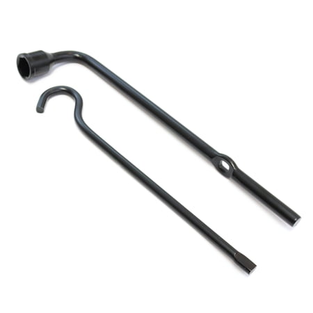 Red Hound Auto 2-Piece Lug Wrench New Tire Tool Replacement Kit for Spare Jack Compatible with Acura 2009-2014 TL, Acura 2014-2020 RLX, Acura 2005-2012 RL