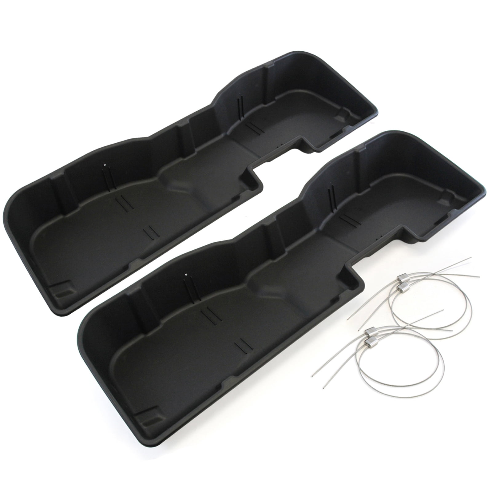 Red Hound Auto 2 Under Seat Storage Boxes fits 20072018 Compatible