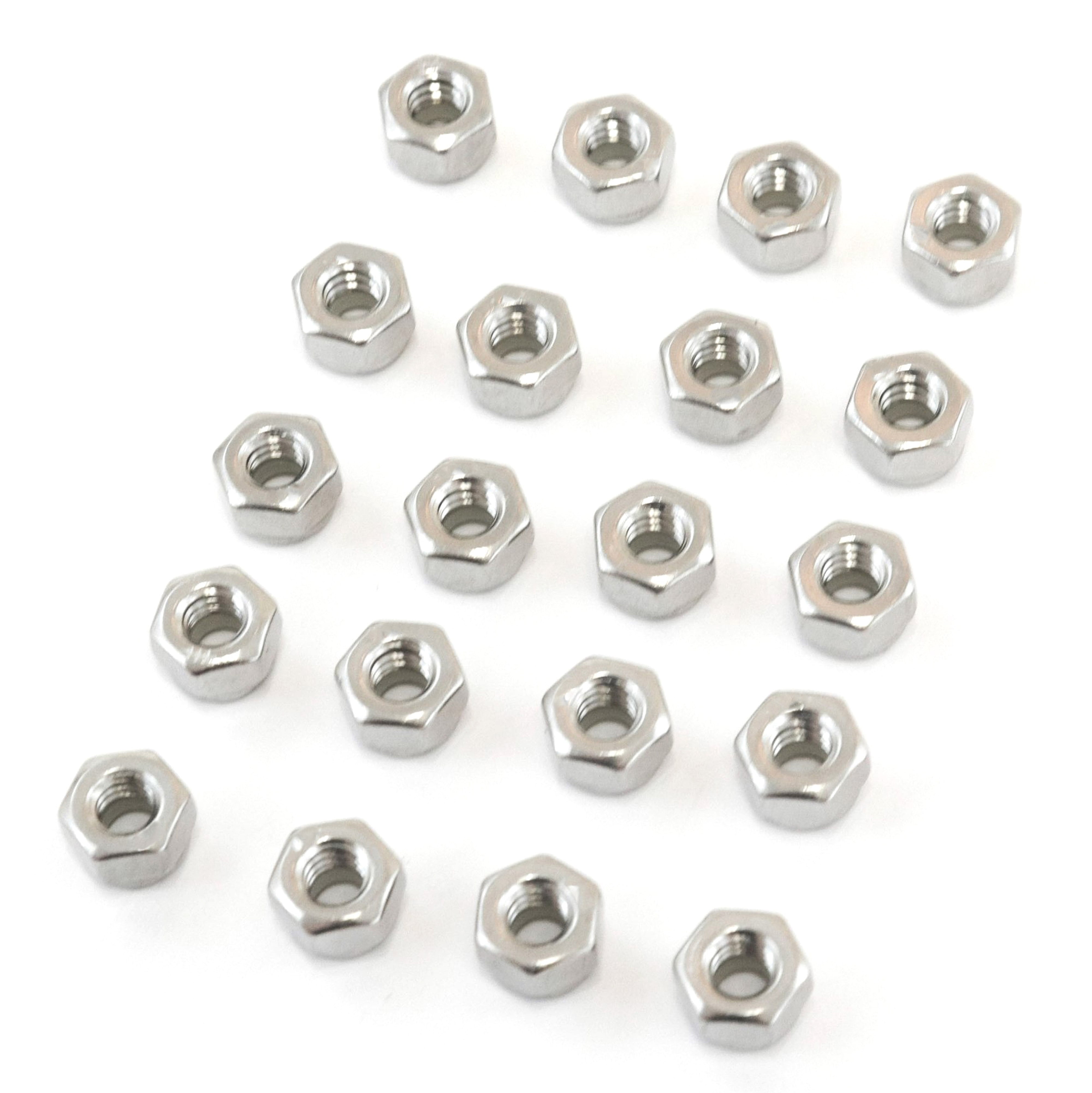 Red Hound Auto 20 Nylon Insert Lock Nut Set 1/4 Inch Diameter Hole Size ...