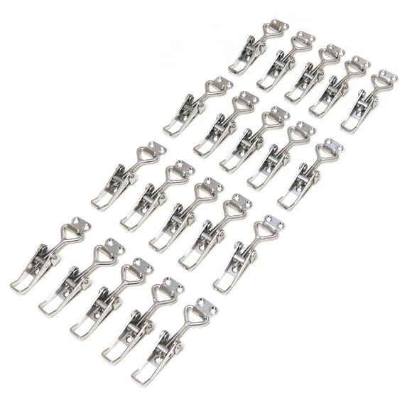 Red Hound Auto 20 Pull Latch Toggle Clamps Adjustable 304 Stainless Steel Marine Grade for Cabinets Doors Storage Boxes and More 2-1/8 Inch 54 mm