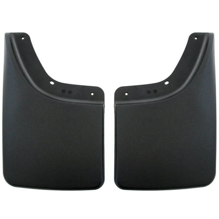 Red Hound Auto 2002-2008 Compatible with Dodge Ram Mud Flaps Guards Splash No Flares Rear Molded 2pc Set 82208962AB 82208962 82210681 82207915