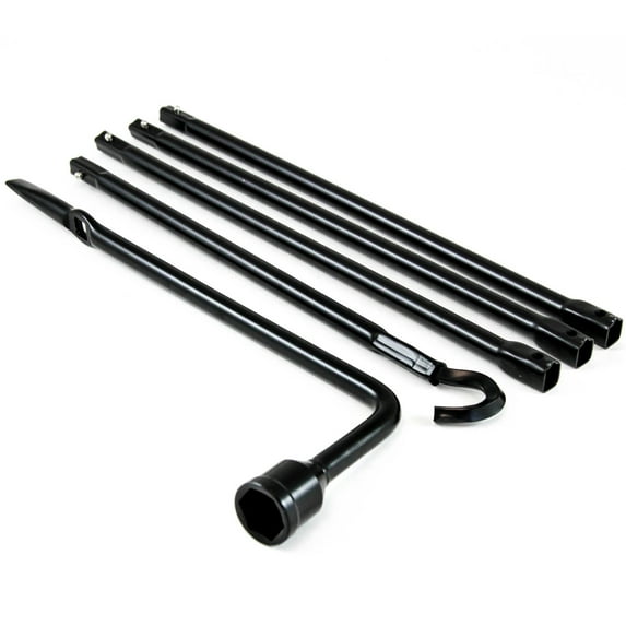 Red Hound Auto 2002-2018 Compatible with Dodge Ram Lug Wrench Tire w Extension Tool Replacement Kit for Spare Jack 52014438AA