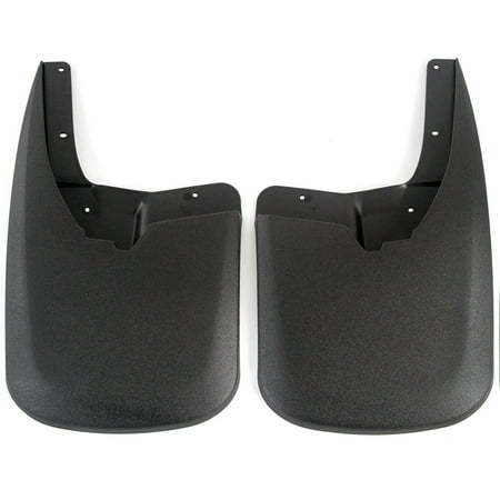 Red Hound Auto 2009-2017 Dodge Ram 1500 or 2010-2017 2500 3500 Molded Splash Custom Fit Mud Flaps - Rear Only 2 Piece Set Pair - Without Flares 82211228