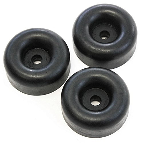 Red Hound Auto 3 Rubber Bumpers for Trailer Compatible with Ramp Door ...