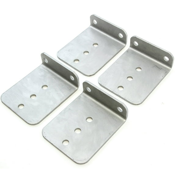 Red Hound Auto 4 L Type Bunk Bracket 6 Inches Tall Hot Dipped Galvanized Boat Trailer Brackets Set