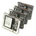 thumbnail image 1 of Red Hound Auto 4 Stainless Door Lock Trailer Toolbox RV Handle Latch Large Weld Screw Paddle Key, 1 of 5