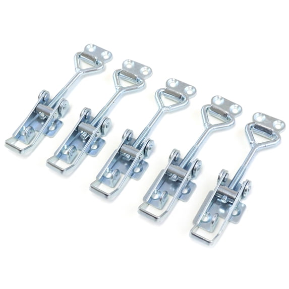 Red Hound Auto 5 Pull Latch Toggle Clamps Adjustable Coated Steel for Cabinets Doors Storage Boxes and More 2-1/2" 66 mm