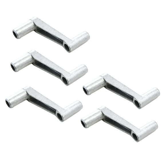 Red Hound Auto 5 Window Crank Handles for 14 Inch Metal Vents Replacement Set for Compatible with Jensen 5 Piece Premium Rust Free