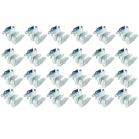 Red Hound Auto 96 Pc Stake Body Utility Trailer Rack Corner Connector Wood Panel Gate Side Latch Brackets Set - 96 Piece Makes 48 Corners