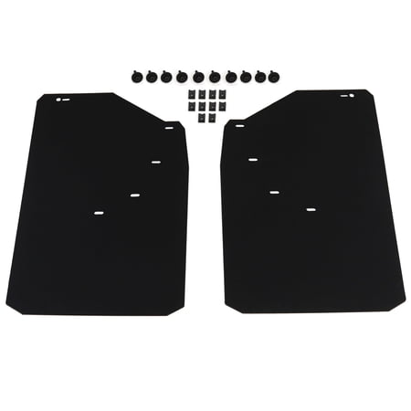 Red Hound Auto Compatible with Chevrolet Silverado 2007-2013 1500 2500 3500 Mud Flaps Guards Splash Custom Fit Includes Hardware Rear 2 Piece Left and Right Set