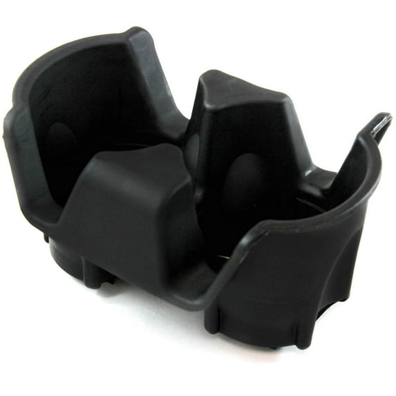 Red Hound Auto Compatible with Jeep Wrangler TJ 2001-2006 Cup Holder Floor Console Replacement Rubber Assembly Dual Drink Cupholder 55315038AC