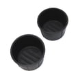 thumbnail image 1 of Red Hound Auto Cup Holder Inserts 2 Piece Compatible with Chrysler Pacifica 2017-2019 fits Front Center Console Rubber Black Liner Beverage Holder Pair Set, 1 of 6