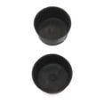 thumbnail image 1 of Red Hound Auto Cup Holder Inserts 2 Piece Compatible with Dodge Durango 2014-2019 fits Front Center Console Rubber Black Liner Beverage Holder Pair Set, 1 of 6