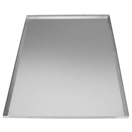 Red Hound Auto Metal Replacement Tray for Dog Crate 35 x 21.625 x 1 Inch FLAT-A-WAY Heavy Duty Stainless Steel Chew Proof Kennel Cage Pan Leakproof Liner Compatible with Midwest iCrate, New World More