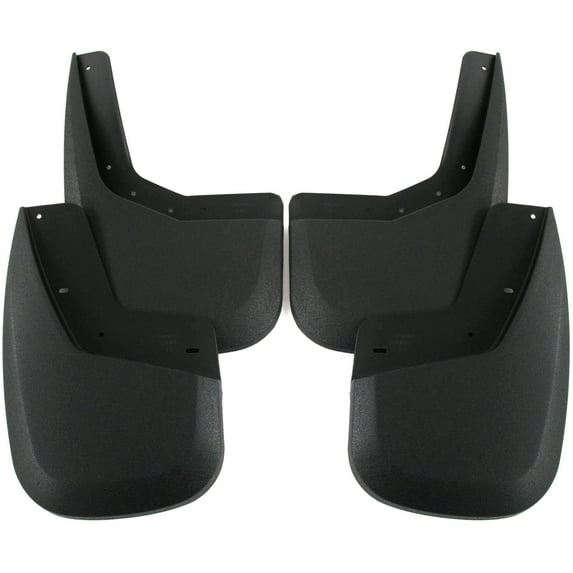 Red Hound Auto Mud Flaps Compatible with GMC Sierra 1500 (2007-2013) & 2500 3500 (07-14) Splash Guards Front Rear Molded Full 4pc Set (07 New Body Only) 19212552 19170467 19170474 19170481