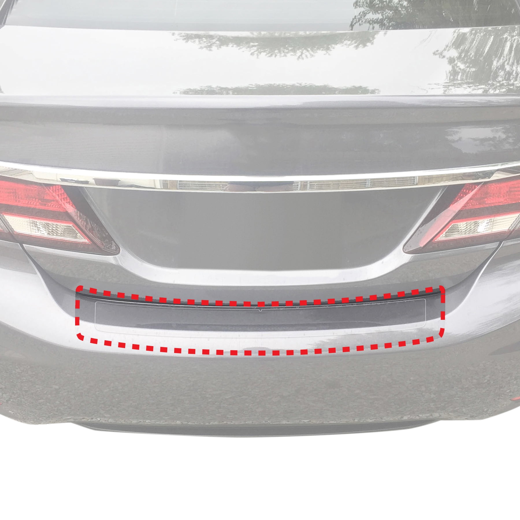 2014 Honda Civic Rear Bumper Red Hound Auto Rear Bumper Paint Protection Film 2013-2015 Compatible