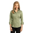 thumbnail image 1 of Red House Ladies 3/4 Sleeve Nailhead Non Iron Shirt-XL (Celery), 1 of 6