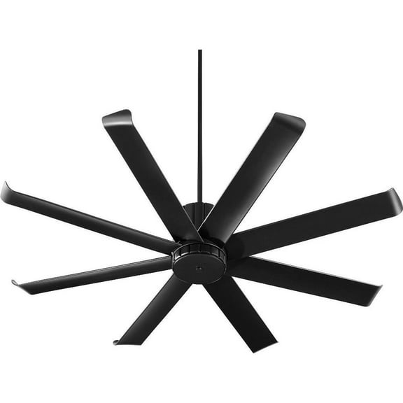 Red House Passage Patio Fan in Transitional Style 60 inches Wide By 17.5 inches High-Noir Finish Bailey Street Home 183-Bel-3399555