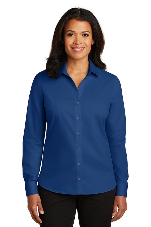 RH79 Ladies Non-Iron Twill Shirt, Womens Button Down Shirts