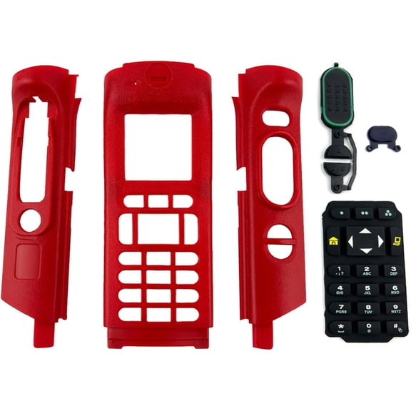 Red Housing Case Front Cover with Full-Keypad for Two Way Radio APX6000 APX6000XE APX8000 APX8000XE M3