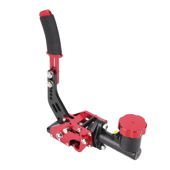 Red Hydraulic Horizontal Handbrake Handle with Oil Tank Emergency Emergency Brake Lever for Drift Rally Racing Car 11.4 inches / 29 cm Long Aluminum Alloy Manual Brake Systems