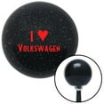 thumbnail image 1 of Red I Love Volkswagen Black Metal Flake Shift Knob with M16 x 1.5 Insert Shifter Auto, 1 of 1