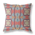 thumbnail image 1 of Red Indigo Cosmic Circle Boho Suede Throw Pillow, 1 of 4