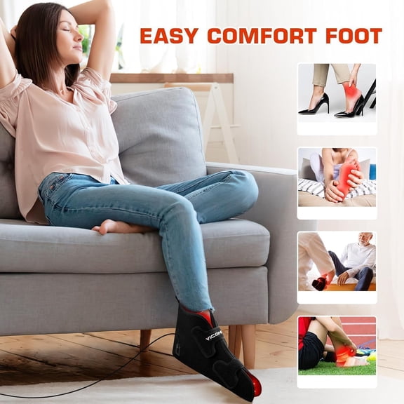 Red Infrared Light Therapy for Feet Red Light Therapy Shoe Wraps Toes & Ankle
