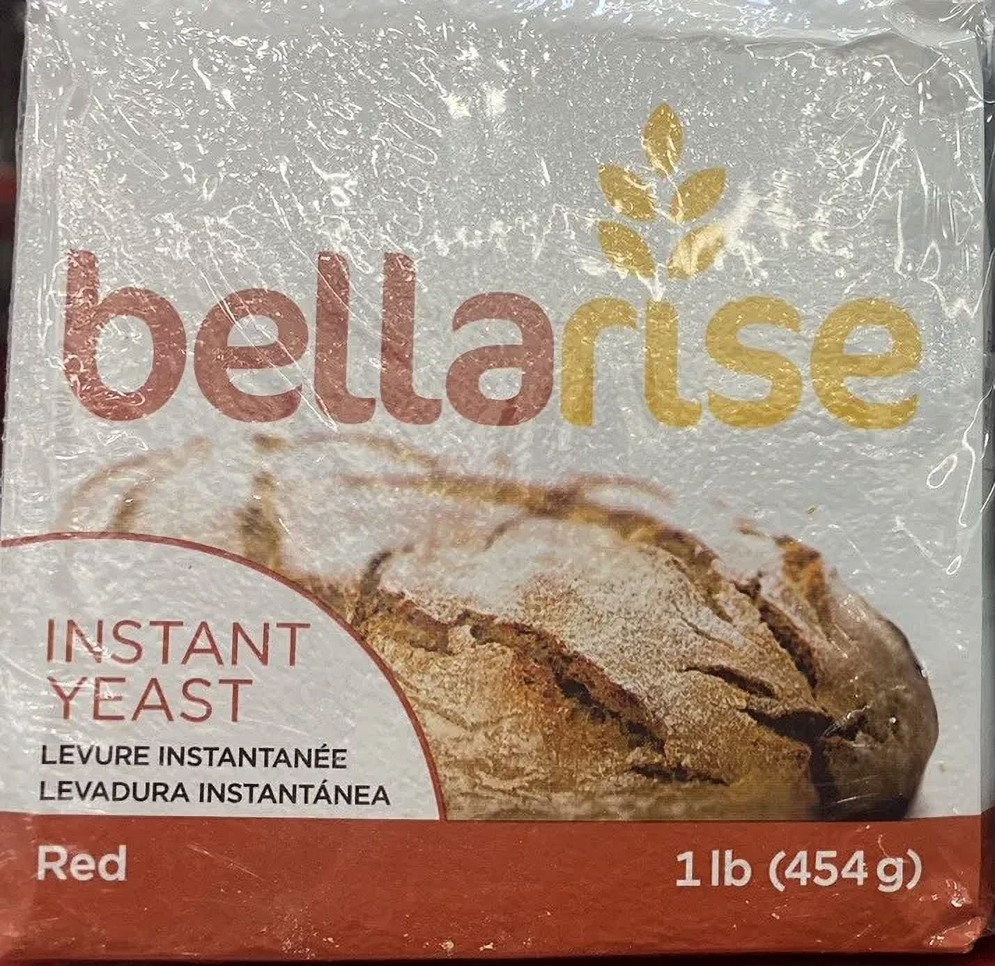 Red Instant Dry Yeast Fast Acting Instant Yeast for Bread 1 Lb / 16 oz