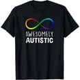 thumbnail image 1 of Red Instead Autism Awesomely Autistic Infinity T-Shirt, 1 of 3