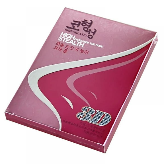 Red Invisible Nose Bridge Corrector Nose Liftting Shaper Clip Nose Bridge Heighten Device Red Box