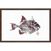 "Red Is Me" Framed Painting Print