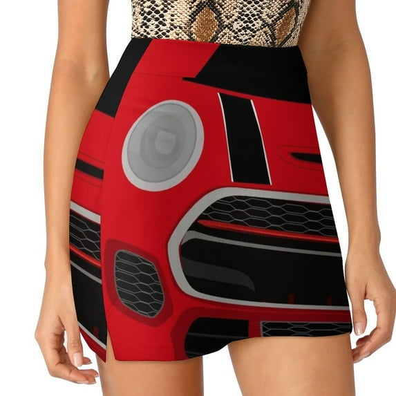 Red Italian Job Skirts Woman Fashion 2024 Pant Skirt Mini Skirts Office Short Skirt Mini Jcw Mini John Cooper Works John Cooper