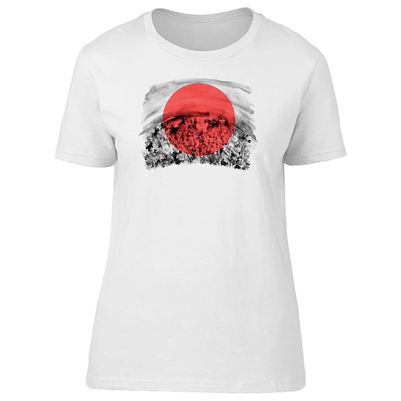 Red Japan Sun Tee Men's - Men T-Shirt, 4XL