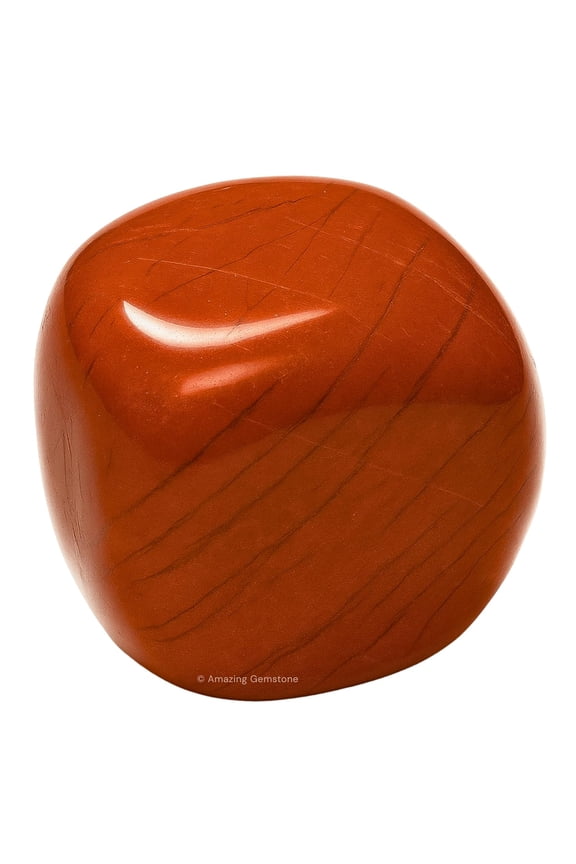 Red Jasper Crystal Tumbled Stones Polished Rocks -(1 Piece)