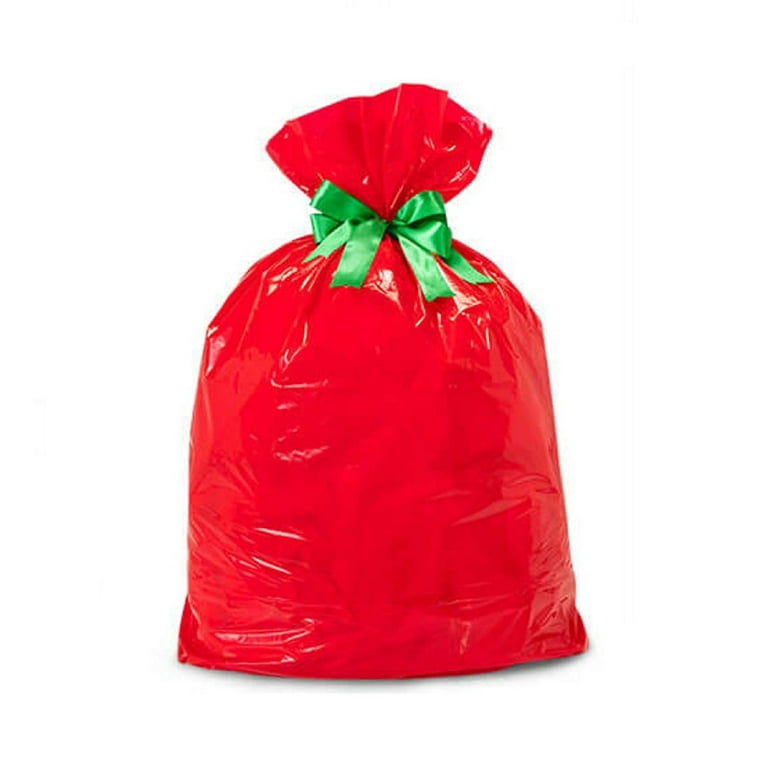 Red Jumbo Plastic Sack 24in. x 6in. x 42in. (SG5BRM)