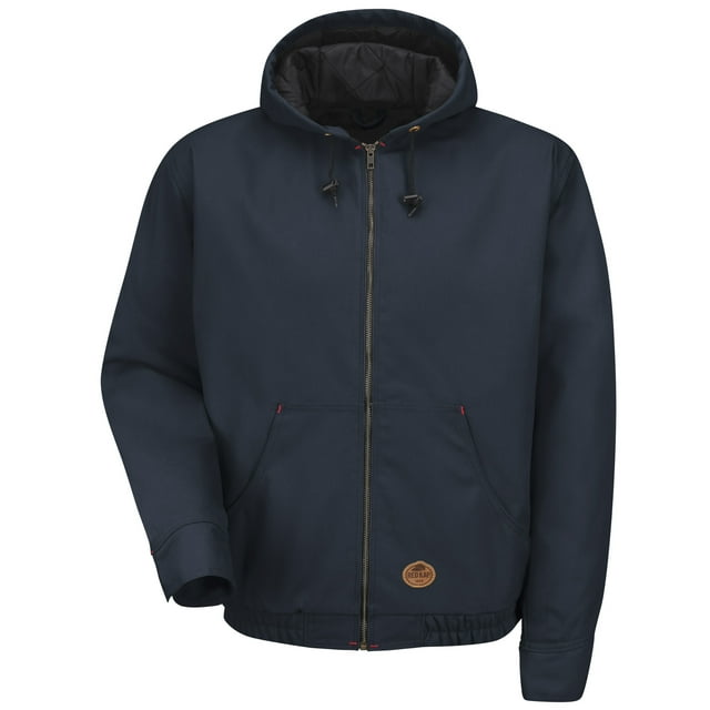 Red Kap Blended Duck Zip-Front Hooded Jacket