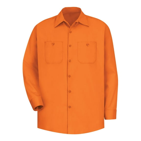 Red Kap Cotton Long Sleeve Uniform Shirt Size up to 5XL