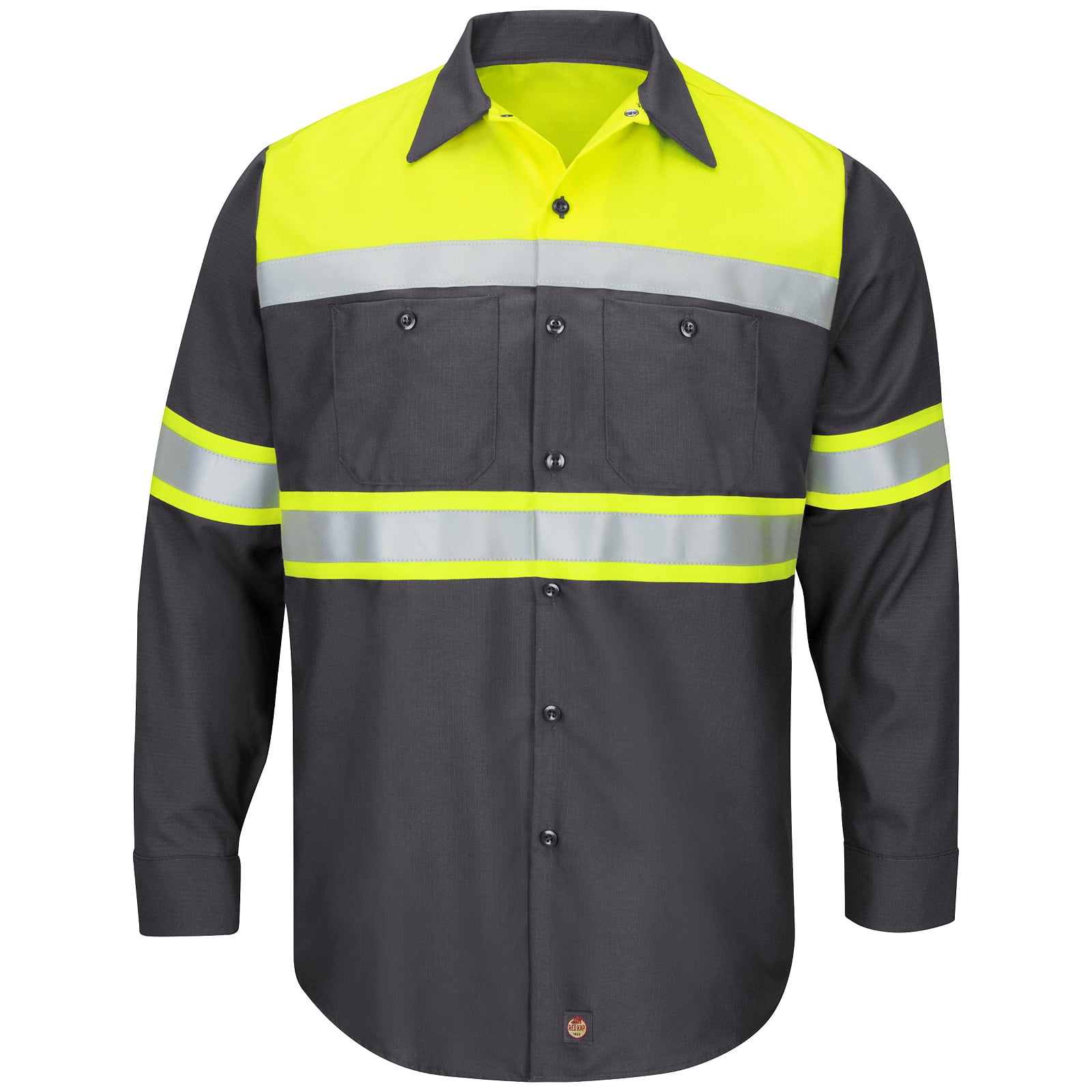 Red kap hotsell reflective shirts