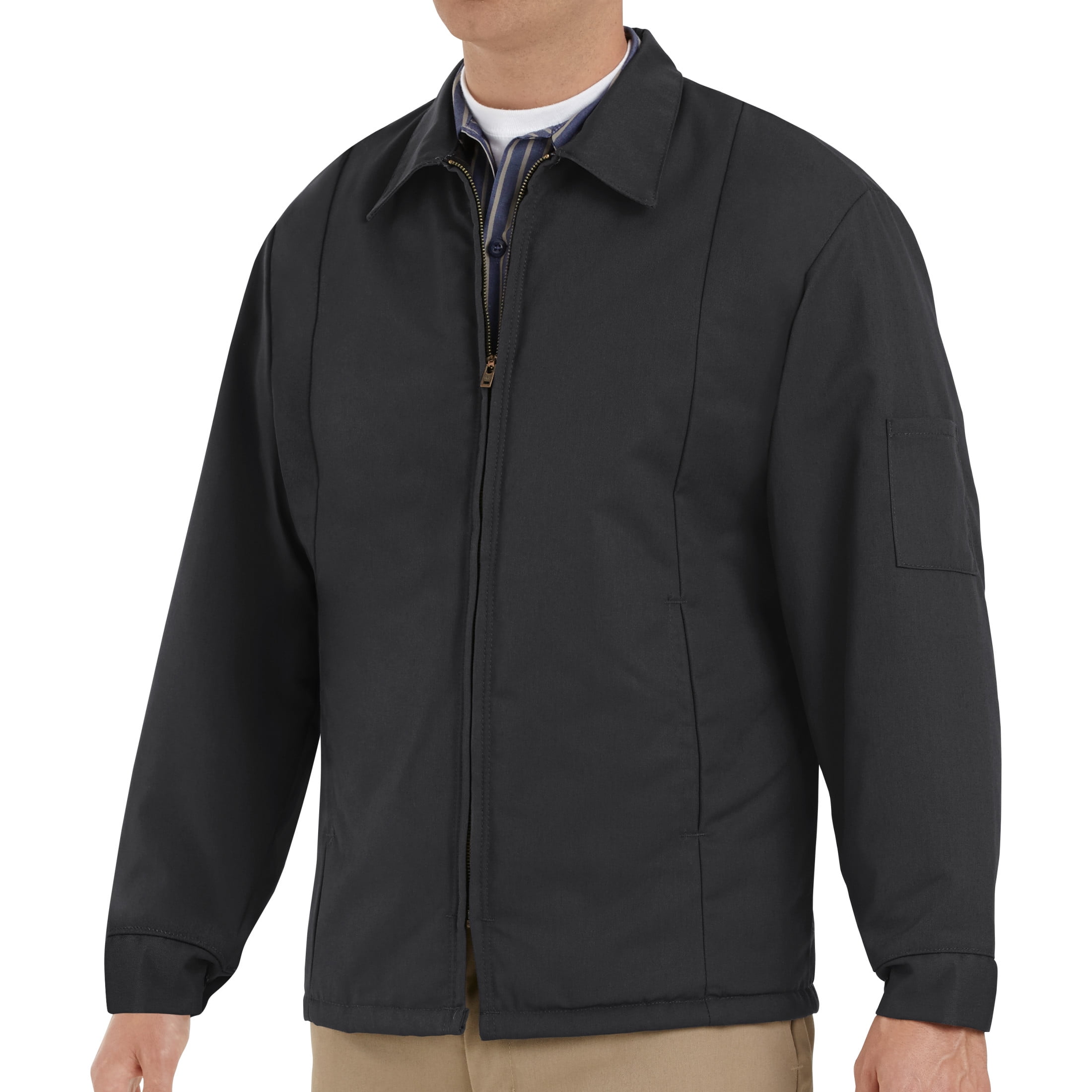 Red Kap Hip-Length Zipper Polyester, Outerwear Jacket (Men's) - Walmart.com